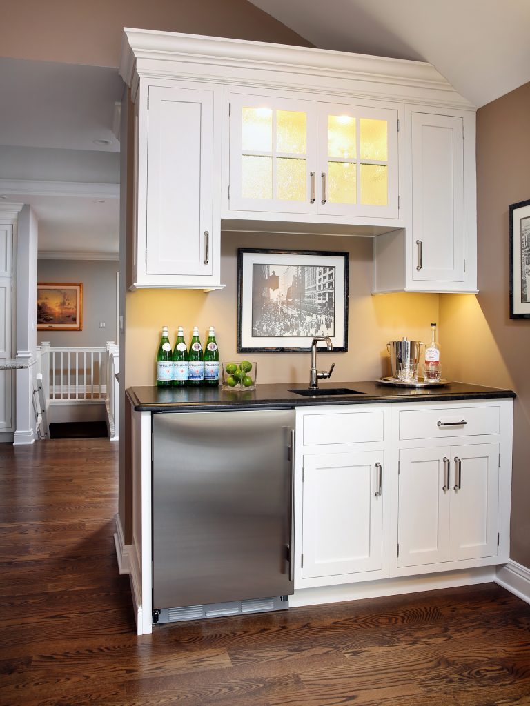 Plan to place your wet bar in close proximity to your entertaining area