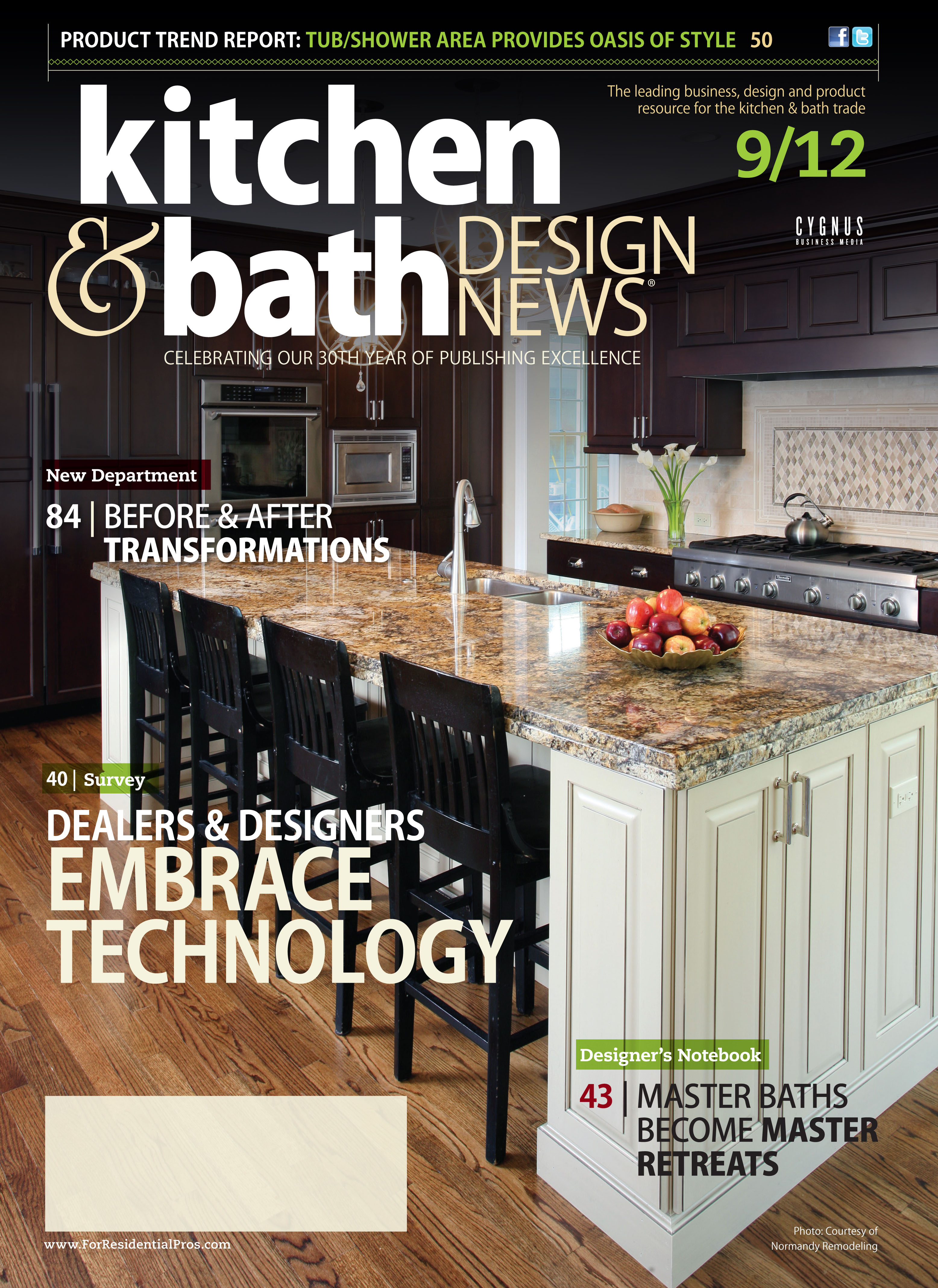 Kitchen And Bath Design News Magazine September 2017 Normandy Kitchen And Bath Design News Magazine September 2017 Normandy Remodeling