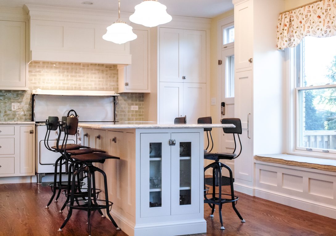 One of the first things to think about is where the island would be