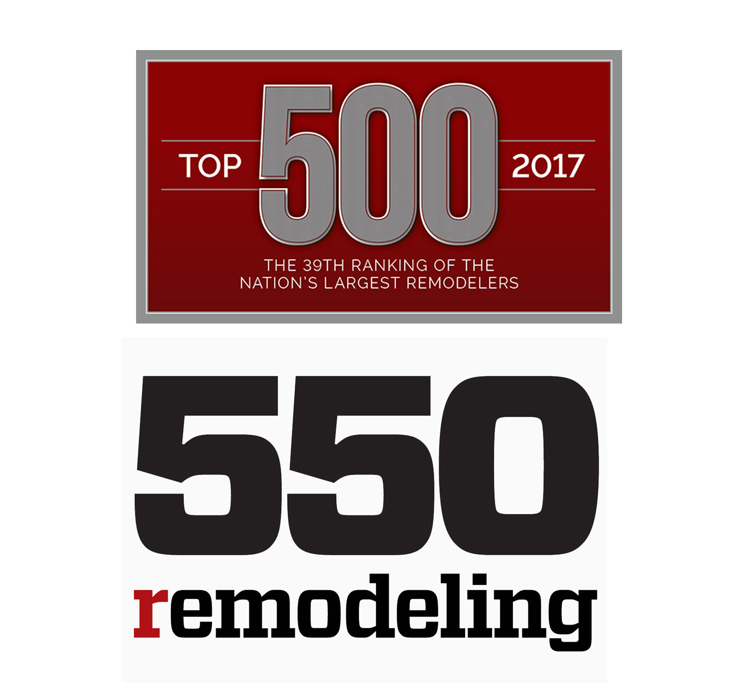 Normandy has landed a top spot on two national ‘Top Remodeler’ lists.