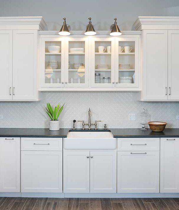 The Problem With Choosing White Kitchen Cabinets Normandy Remodeling White Kitchen Cabinets, Kitchen Cabinet Above Sink