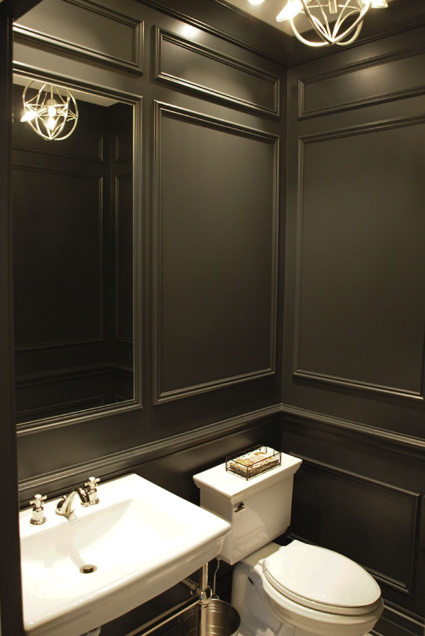 When you decide on a black bathroom, you will need to commit to ...